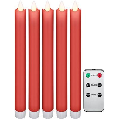 Goobay 53943 elektrische Kerze - Rot, Flammeneffekt, Fernbedienung Goobay 53943 elektrische Kerze - Rot, Flammeneffekt, Fernbedienung