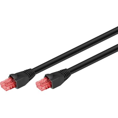 Goobay 55434 Ulkokäyttöön Cat6 verkkokaapeli - 20m Musta Goobay 55434 Ulkokäyttöön Cat6 verkkokaapeli - 20m Musta