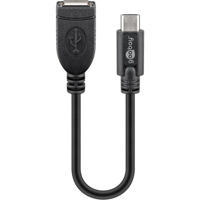 Cavo di estensione USB-C - 0,2m - Nero Cavo di estensione USB-C - 0,2m - Nero