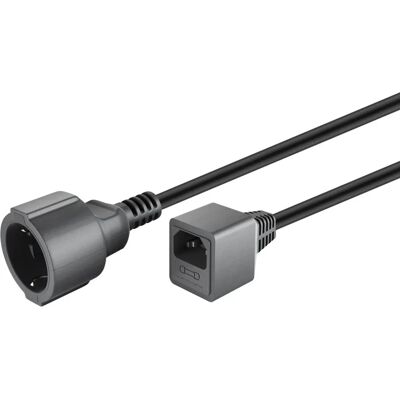 Goobay 55528 Netzwerkkabel - 1,5m CEE7/7 auf C14 - Schwarz Goobay 55528 Netzwerkkabel - 1,5m CEE7/7 auf C14 - Schwarz