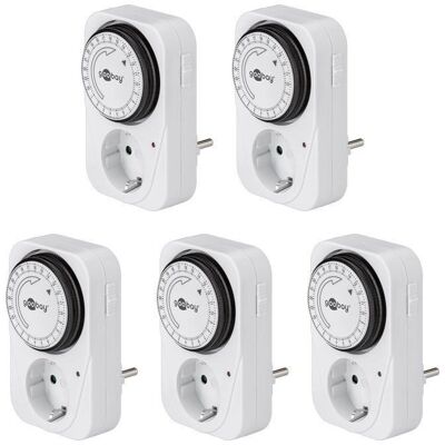 Goobay Vit Elektrisk Timer - Modell 55540 - Daglig Programmering Goobay Vit Elektrisk Timer - Modell 55540 - Daglig Programmering