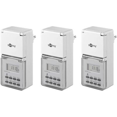 Goobay 55546 minuterie électrique Blanche Timer Quotidien/Hebdomadaire - minuterie électrique - Publicité Goobay 55546 minuterie électrique Blanche Timer Quotidien/Hebdomadaire - minuterie électrique - Publicité