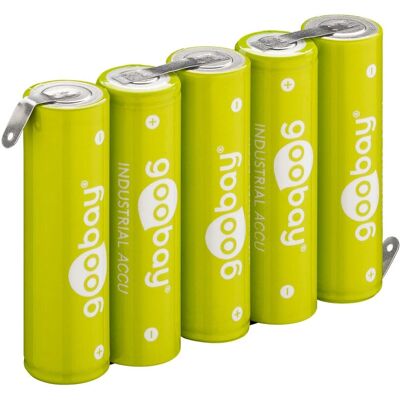Goobay 55582 Wiederaufladbare NiMH AA-Batterien - 2100mAh - 5er Pack - Umweltfreundlich Goobay 55582 Wiederaufladbare NiMH AA-Batterien - 2100mAh - 5er Pack - Umweltfreundlich