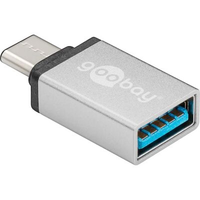 Goobay 56620 USB-C to USB-A hopea sovitin Goobay 56620 USB-C to USB-A hopea sovitin