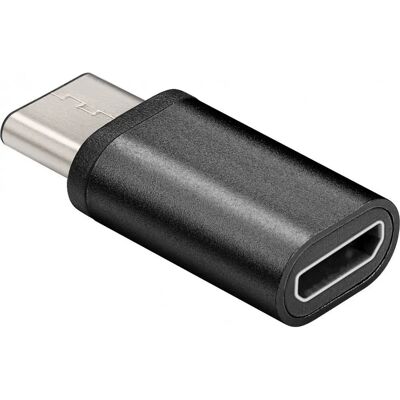 Goobay 56635 USB-C to Micro-B Adapter - Musta Goobay 56635 USB-C to Micro-B Adapter - Musta