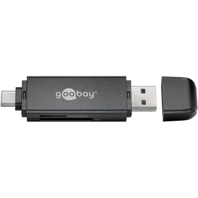 Wentronic 58261 USB Kartenleser - MicroSD/SD - Schwarz Wentronic 58261 USB Kartenleser - MicroSD/SD - Schwarz