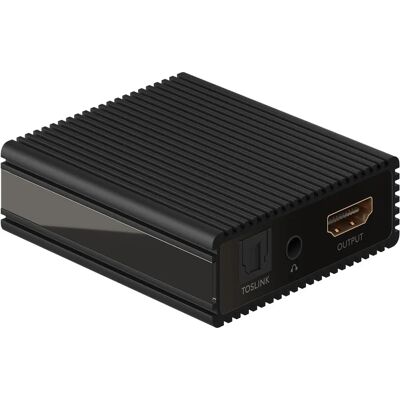 Goobay HDMI-Audio-Extractor 4K - Schwarz Goobay HDMI-Audio-Extractor 4K - Schwarz