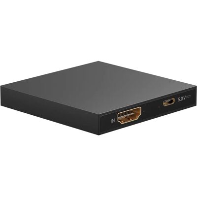 Goobay 58480 Video-Splitter HDMI 2x HDMI - 4K @ 30Hz Goobay 58480 Video-Splitter HDMI 2x HDMI - 4K @ 30Hz