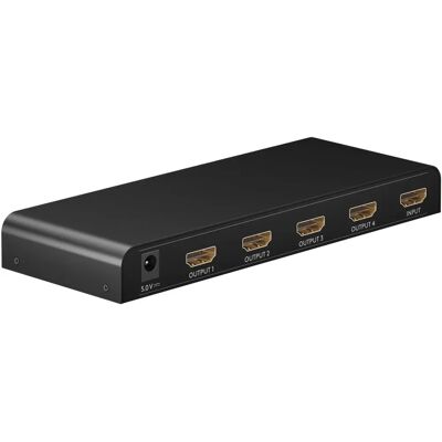Goobay HDMI Splitter 1x4 4K @ 30Hz - Video & Audio Goobay HDMI Splitter 1x4 4K @ 30Hz - Video & Audio