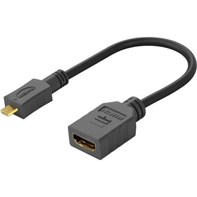 Wentronic 58683 HDMI Kabel - 0,15m - Schwarz Wentronic 58683 HDMI Kabel - 0,15m - Schwarz