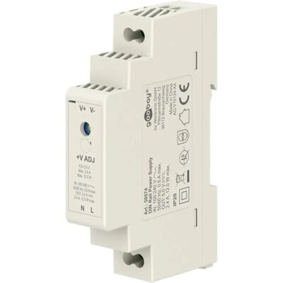 Goobay Netzteil - 5V 2,4A DIN-Schiene - Kompaktes LED-Ladegerät Goobay Netzteil - 5V 2,4A DIN-Schiene - Kompaktes LED-Ladegerät