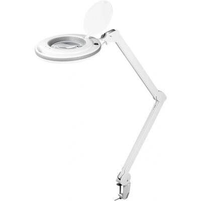 Goobay Model 60362 Magnifier Lamp - Adjustable Brightness, Flexible Arm Goobay Model 60362 Magnifier Lamp - Adjustable Brightness, Flexible Arm