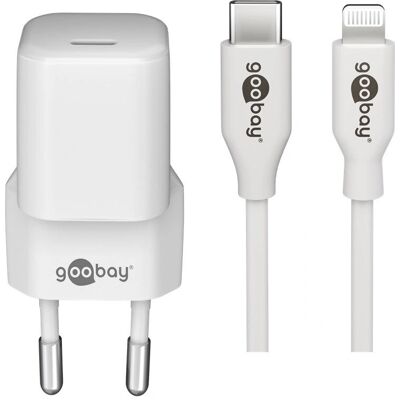 Chargeur Mobile Goobay 61084 - Blanc - Charge Rapide Chargeur Mobile Goobay 61084 - Blanc - Charge Rapide
