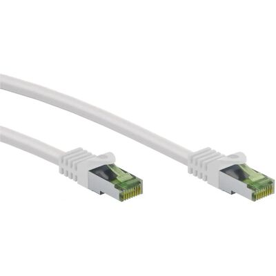 Goobay 61106 Netzwerkkabel Cat8.1 - 3m, S/FTP, Weiß Goobay 61106 Netzwerkkabel Cat8.1 - 3m, S/FTP, Weiß