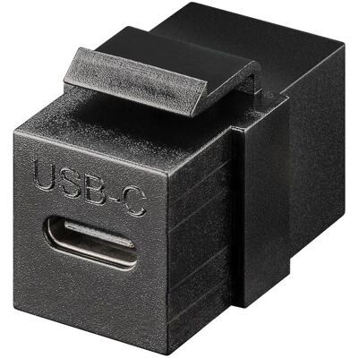 Goobay Keystone-Modul - Schwarz USB-C 10Gbps Goobay Keystone-Modul - Schwarz USB-C 10Gbps