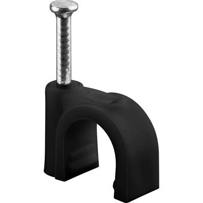 Goobay Cable Clips - 9mm Black - Cable Organizer Goobay Cable Clips - 9mm Black - Cable Organizer