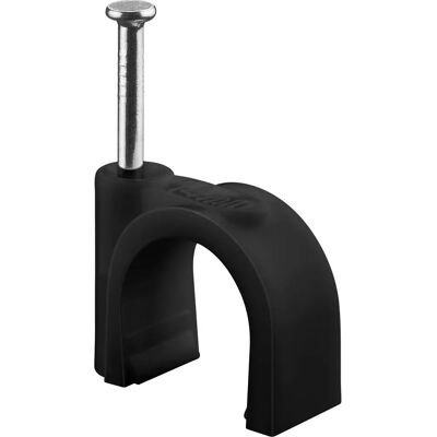 Goobay Cable Organizer - 14mm Diameter - Black - Cable Clamp Goobay Cable Organizer - 14mm Diameter - Black - Cable Clamp