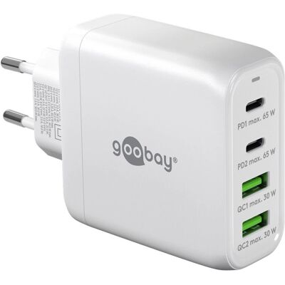 Goobay 64818 Kompakt 68W USB-C Ladegerät - Schnellladung & GaN-Technologie Goobay 64818 Kompakt 68W USB-C Ladegerät - Schnellladung & GaN-Technologie