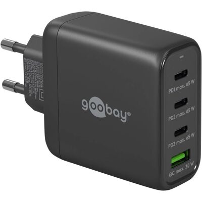 Goobay 64819 Mobiles Ladegerät - Schnellladung - Schwarz Goobay 64819 Mobiles Ladegerät - Schnellladung - Schwarz