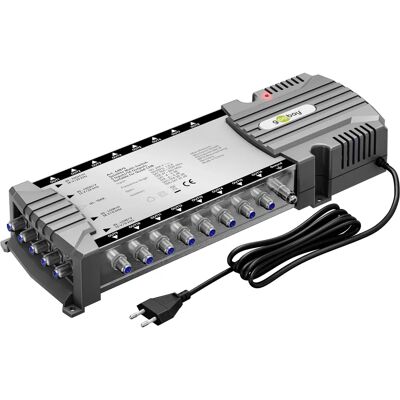 Goobay 64876 Multiswitch satellite - 5 entrées, 16 sorties, 4K/8K UHD, DAB+ - Accessoires satellite Goobay 64876 Multiswitch satellite - 5 entrées, 16 sorties, 4K/8K UHD, DAB+ - Accessoires satellite