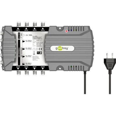 Goobay 64880 Commutateur Multiswitch - 9 Entrées, 8 Sorties - 4K UHD Goobay 64880 Commutateur Multiswitch - 9 Entrées, 8 Sorties - 4K UHD