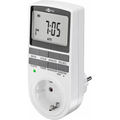 Goobay Digital Timer - Programmerbar Timer med Jordkontakt Goobay Digital Timer - Programmerbar Timer med Jordkontakt