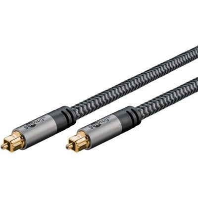 Câble audio Goobay 65307 - 5m TOSLINK Noir, Argent - Publicité Câble audio Goobay 65307 - 5m TOSLINK Noir, Argent - Publicité