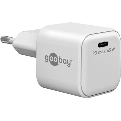 Goobay 65370 Wit USB-C Nano Oplader - Mobiele Apparaten, Laptop, Smartphone, Tablet - Snelle Binnenlading Goobay 65370 Wit USB-C Nano Oplader - Mobiele Apparaten, Laptop, Smartphone, Tablet - Snelle Binnenlading