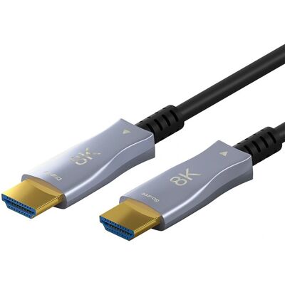 Goobay 65558 HDMI-kaapeli 80m - Ultra High-Speed 8K/4K - Musta, Harmaa Goobay 65558 HDMI-kaapeli 80m - Ultra High-Speed 8K/4K - Musta, Harmaa