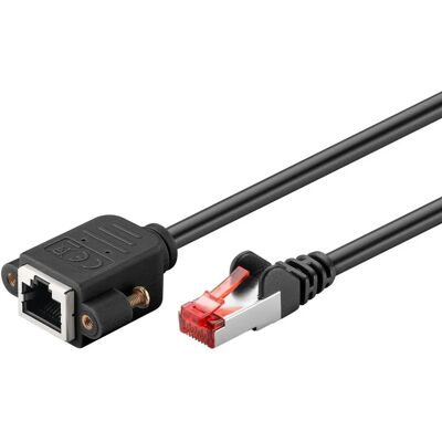 Goobay 65636 - Skärmat Cat 6 förlängningskabel - 0,5 m Goobay 65636 - Skärmat Cat 6 förlängningskabel - 0,5 m
