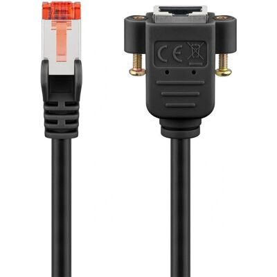 Cable de red Goobay 65639 - 3M, Cat6 S/FTP, Negro Cable de red Goobay 65639 - 3M, Cat6 S/FTP, Negro
