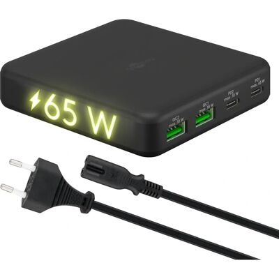 Goobay USB-C PD GaN Multiport Bordlader - Multiport Desktop Charger Goobay USB-C PD GaN Multiport Bordlader - Multiport Desktop Charger