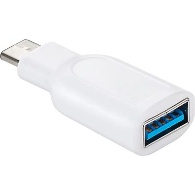 Goobay Adaptateur USB-C - USB 3.0 A, Blanc - Adaptateur Goobay Adaptateur USB-C - USB 3.0 A, Blanc - Adaptateur