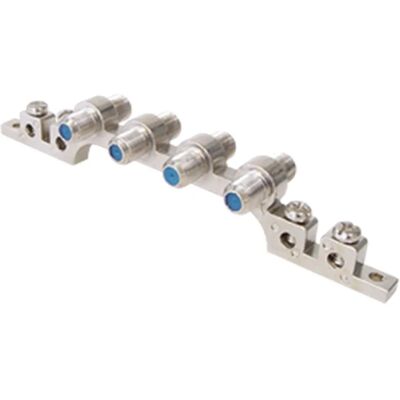 Goobay 67006 Kabelsplitter - 4-Wege Satellitenerdungsblock Goobay 67006 Kabelsplitter - 4-Wege Satellitenerdungsblock