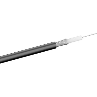 Cavo coassiale Goobay 67091 - 100m, Schermato, Nero Cavo coassiale Goobay 67091 - 100m, Schermato, Nero