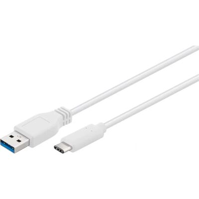 Goobay 67185 USB-Kabel - 0,5 m - USB 3.2 Gen 1 - Weiß Goobay 67185 USB-Kabel - 0,5 m - USB 3.2 Gen 1 - Weiß