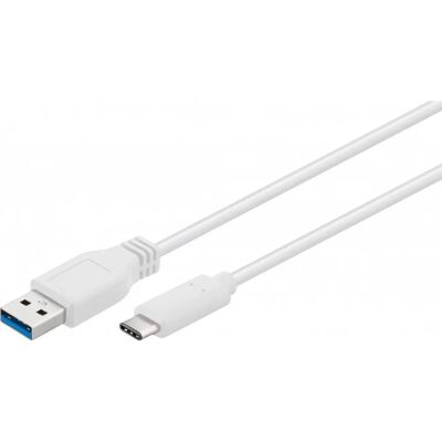 Goobay USB-C to USB-A Cable 0.2m - White - USB 3.2 Gen 1 Goobay USB-C to USB-A Cable 0.2m - White - USB 3.2 Gen 1