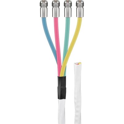 Goobay 67330 Coaxiale Kabel - 80 dB, 10m, F-connector Goobay 67330 Coaxiale Kabel - 80 dB, 10m, F-connector