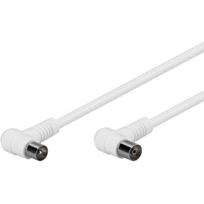 Goobay 67355 coaxial cable - 3.5m White Goobay 67355 coaxial cable - 3.5m White
