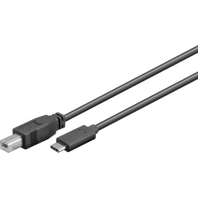 Goobay 67985 USB-kabel USB 2.0 1m Svart Goobay 67985 USB-kabel USB 2.0 1m Svart