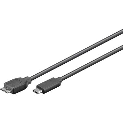 Goobay 67995 USB-kaapeli - Micro USB B, USB C, 0,6m - Harmaa Goobay 67995 USB-kaapeli - Micro USB B, USB C, 0,6m - Harmaa