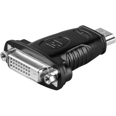 Goobay 68098 HDMI - DVI-D sovitin - Musta Goobay 68098 HDMI - DVI-D sovitin - Musta
