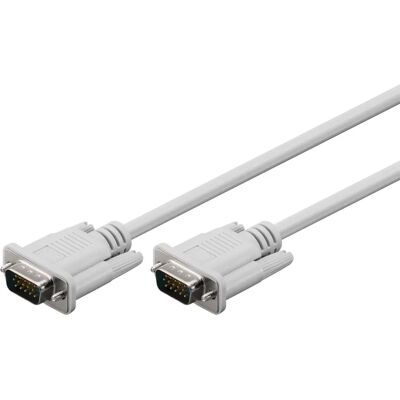 Goobay 68310 VGA-kaapeli 2m Harmaa Goobay 68310 VGA-kaapeli 2m Harmaa