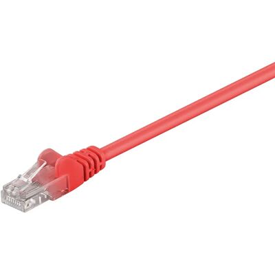 Goobay Patch-C5U 05 RT - Cablu de rețea UTP Cat5e 0,5m - Roșu Goobay Patch-C5U 05 RT - Cablu de rețea UTP Cat5e 0,5m - Roșu