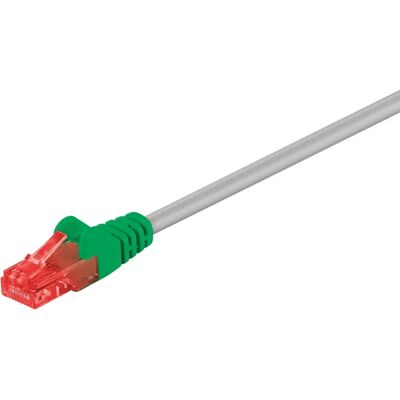 Goobay 68471 Verkkokaapeli - Harmaa, 1M - UTP, Cat6 Goobay 68471 Verkkokaapeli - Harmaa, 1M - UTP, Cat6