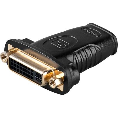 Goobay 68690 HDMI/DVI Sukupuolen muunnin - Musta Goobay 68690 HDMI/DVI Sukupuolen muunnin - Musta