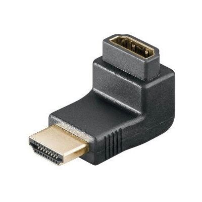 Goobay A 339 G - HDMI-sovitin - 90° - Musta Goobay A 339 G - HDMI-sovitin - 90° - Musta