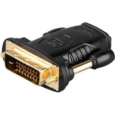 Adattatore HDMI/DVI-D Goobay 68931 - Nero - Convertitore di genere cavo Adattatore HDMI/DVI-D Goobay 68931 - Nero - Convertitore di genere cavo