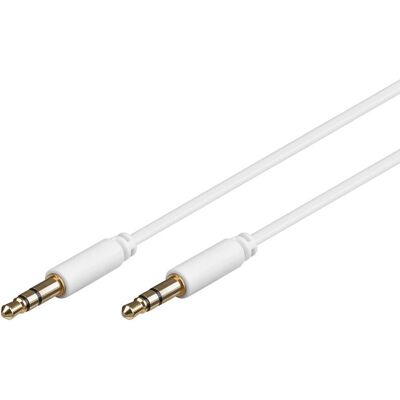 Goobay 69113 audio cable - 2m - White - Stereo 3.5mm Goobay 69113 audio cable - 2m - White - Stereo 3.5mm