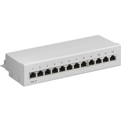 Goobay 69306 Panneau de Connexion - 12 Ports CAT6 - Publicité Goobay 69306 Panneau de Connexion - 12 Ports CAT6 - Publicité